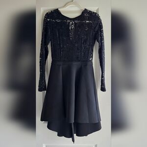 Papaya Black Lace Dress